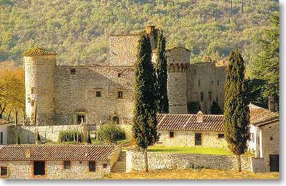 Castle of Meleto near Gaiole in Chianti